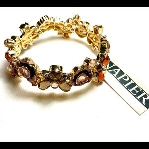 Floral Design Bracelet and Earrings by Napier